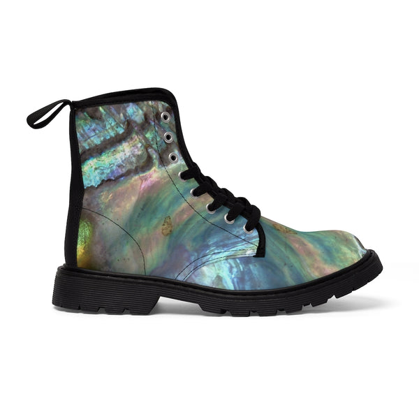 Mystic Shell Canvas Boots