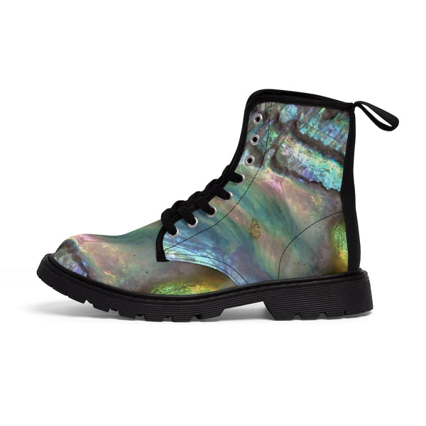 Mystic Shell Canvas Boots