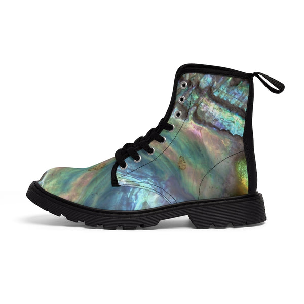 Mystic Shell Canvas Boots