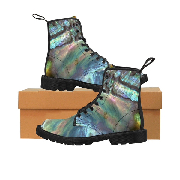 Mystic Shell Canvas Boots
