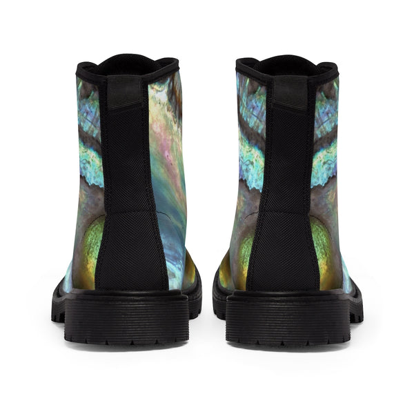 Mystic Shell Canvas Boots