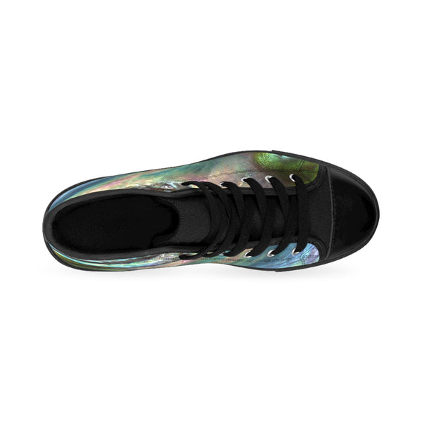 Women's High-top Sneakers - Paua Dream