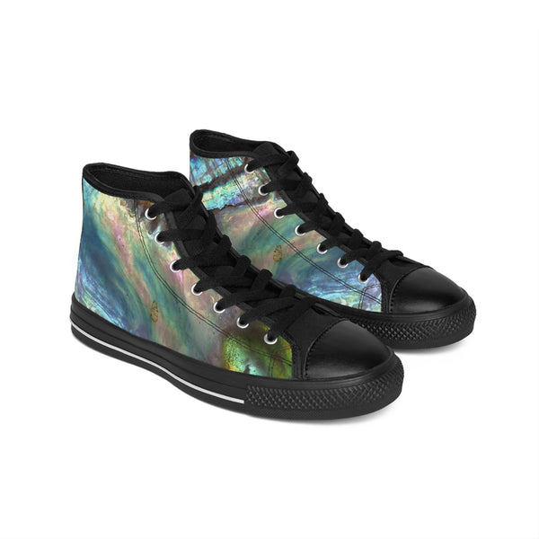 Women's High-top Sneakers - Paua Dream