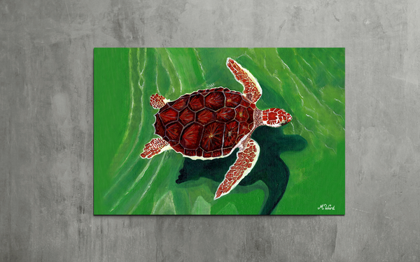 “Spirit Flame Over Emerald Waters" - Michella Creative