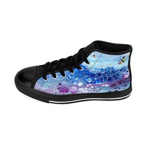 Ocean Bloom High-Top Sneakers