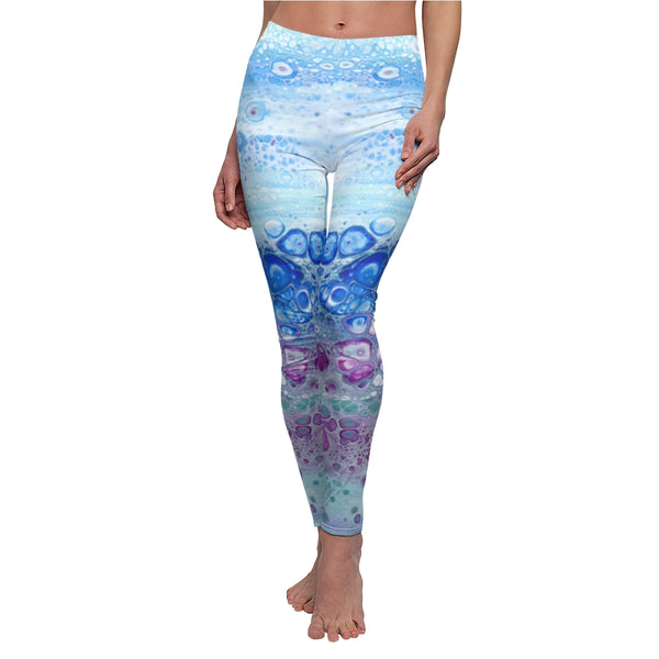 Yoga Pants - Oceanic Flow 