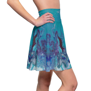 Women's Skater Skirt - Misty River - Artinzene