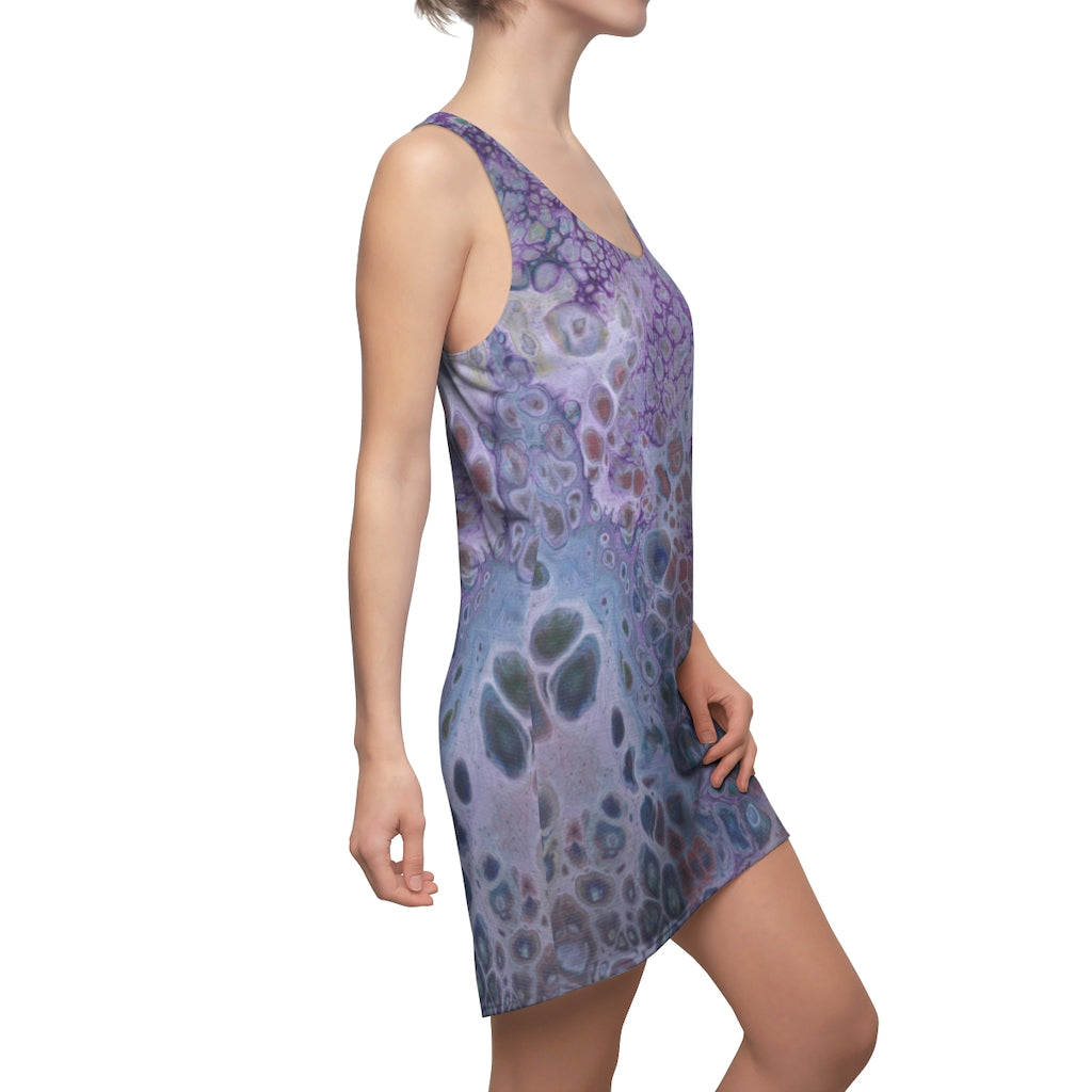 Women's Racerback Dress - Saturn - Artinzene