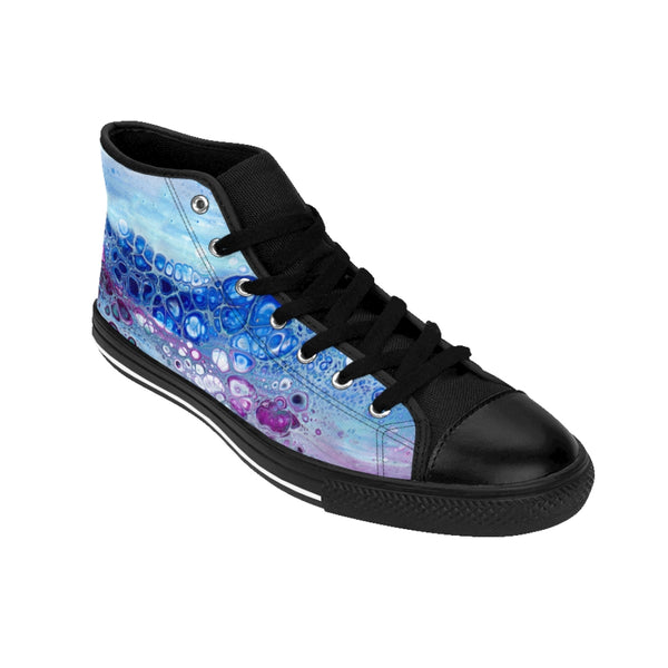 Ocean Bloom High-Top Sneakers