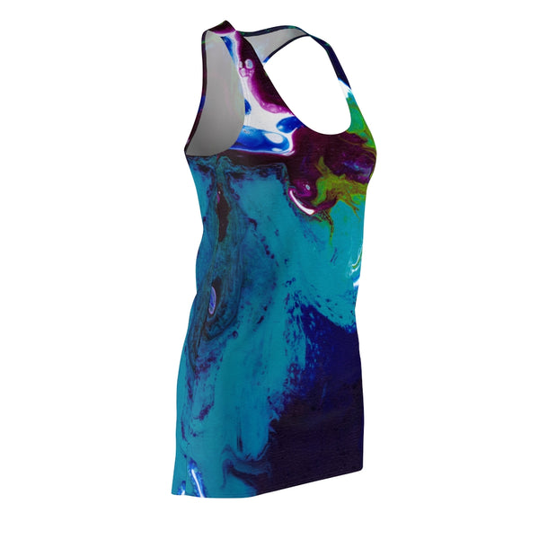 Racerback Dress - Cosmic Wave 