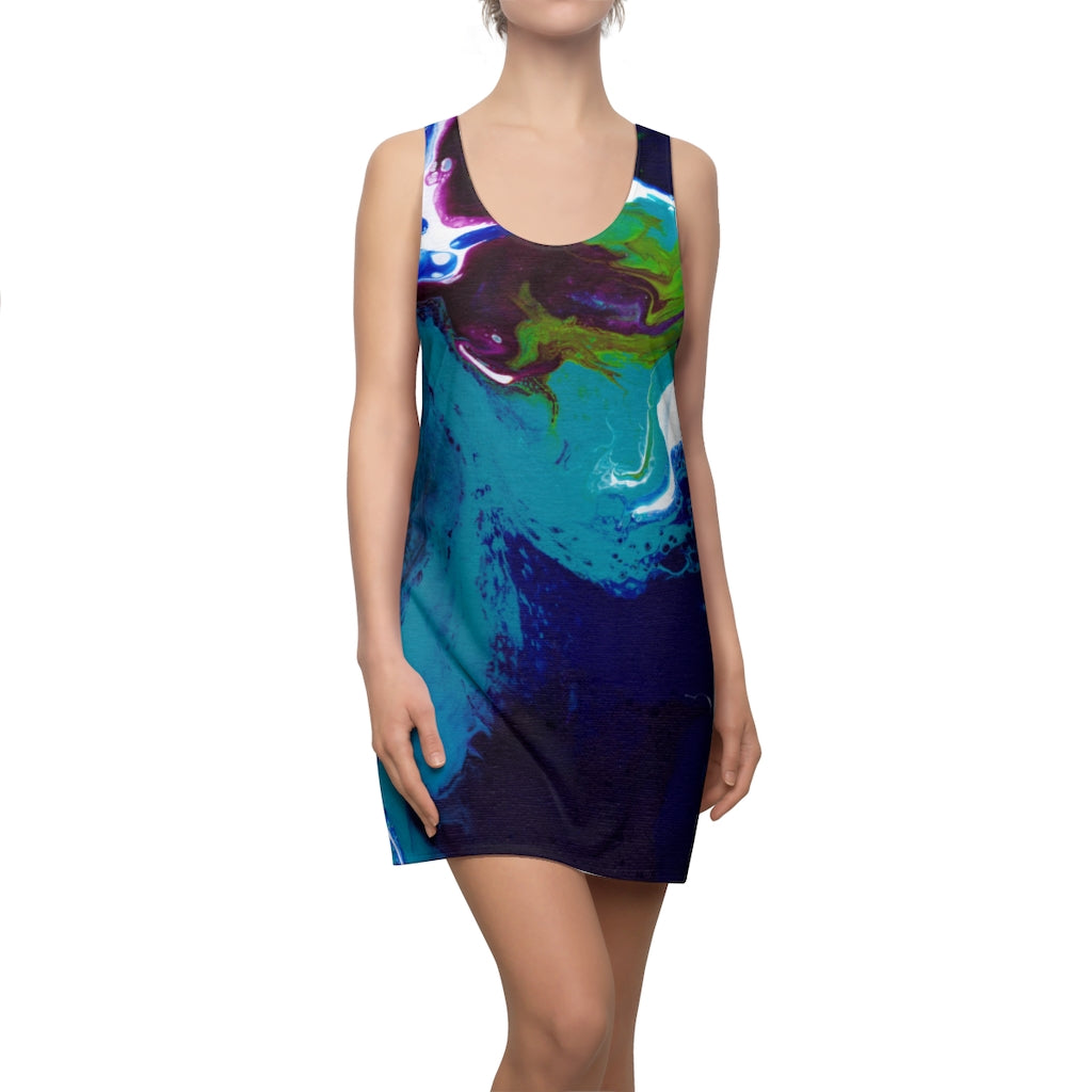 Racerback Dress - Cosmic Wave 