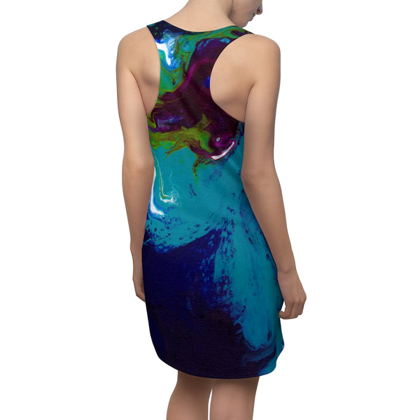 Racerback Dress - Cosmic Wave 