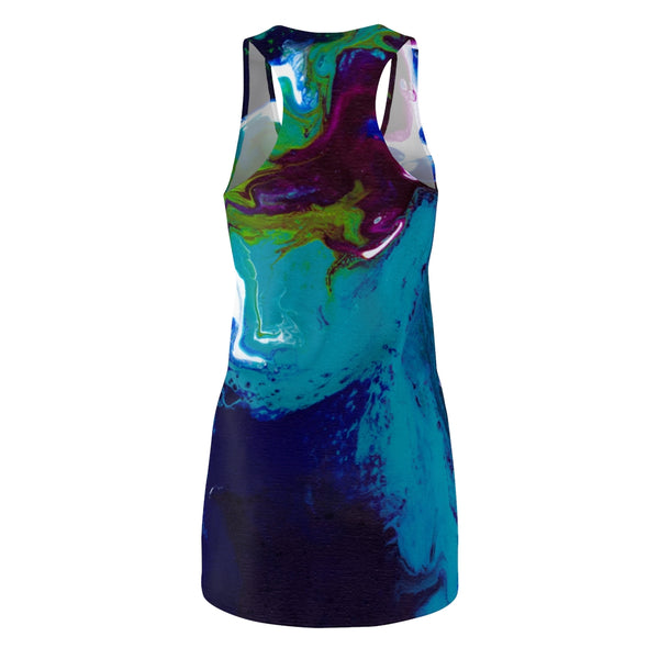 Racerback Dress - Cosmic Wave 