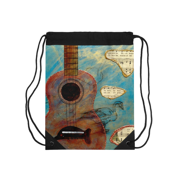 Drawstring Bag - Bronze Ukelele - Artinzene