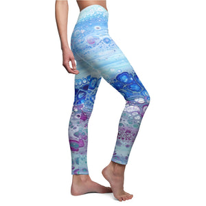 Yoga Pants - Oceanic Flow 