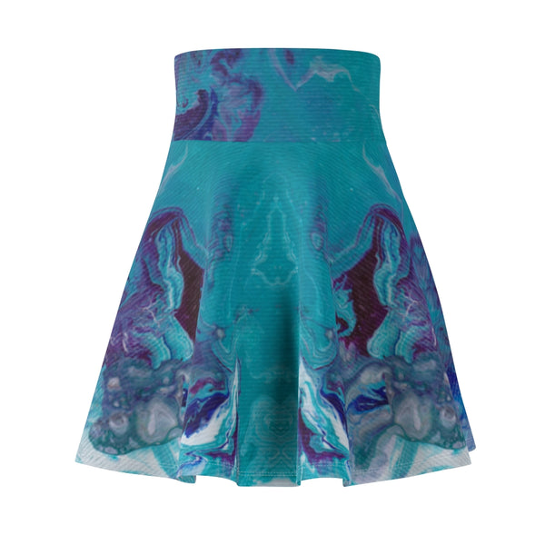 Women's Skater Skirt - Misty River - Artinzene