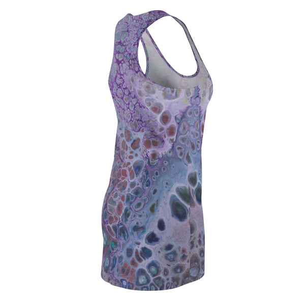 Women's Racerback Dress - Saturn - Artinzene