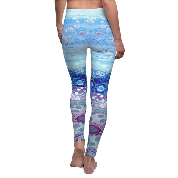 Yoga Pants - Oceanic Flow 