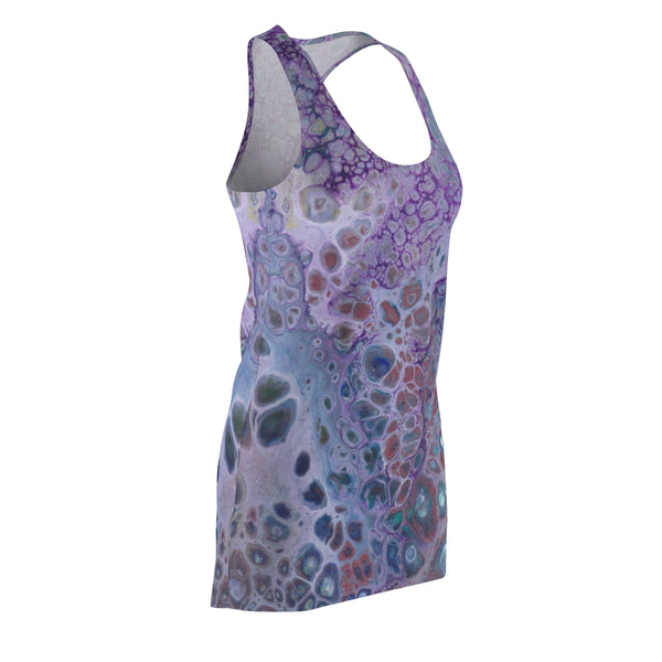 Women's Racerback Dress - Saturn - Artinzene