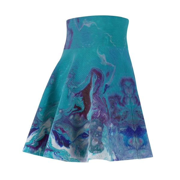 Women's Skater Skirt - Misty River - Artinzene