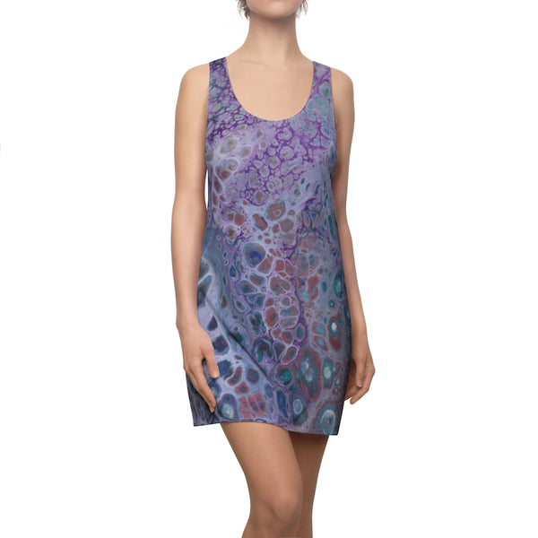 Women's Racerback Dress - Saturn - Artinzene